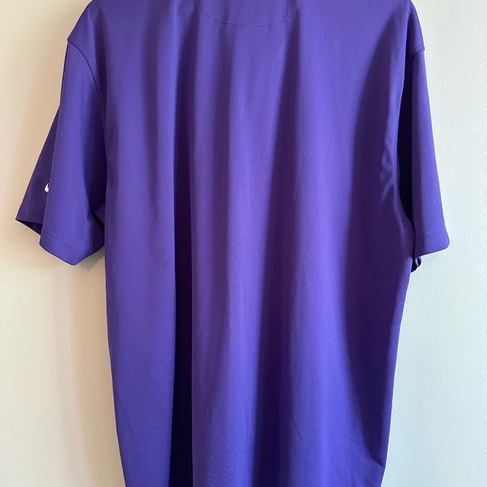 Nike Golf Dri‑Fit Polo Men’s XL Purple | Performance Moisture‑Wicking Shirt‎
